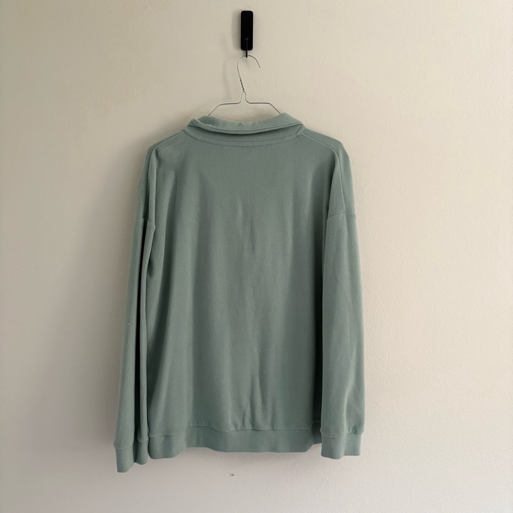Marc New York • Sage Green Half-Zip Sweater - Picture 4 of 5